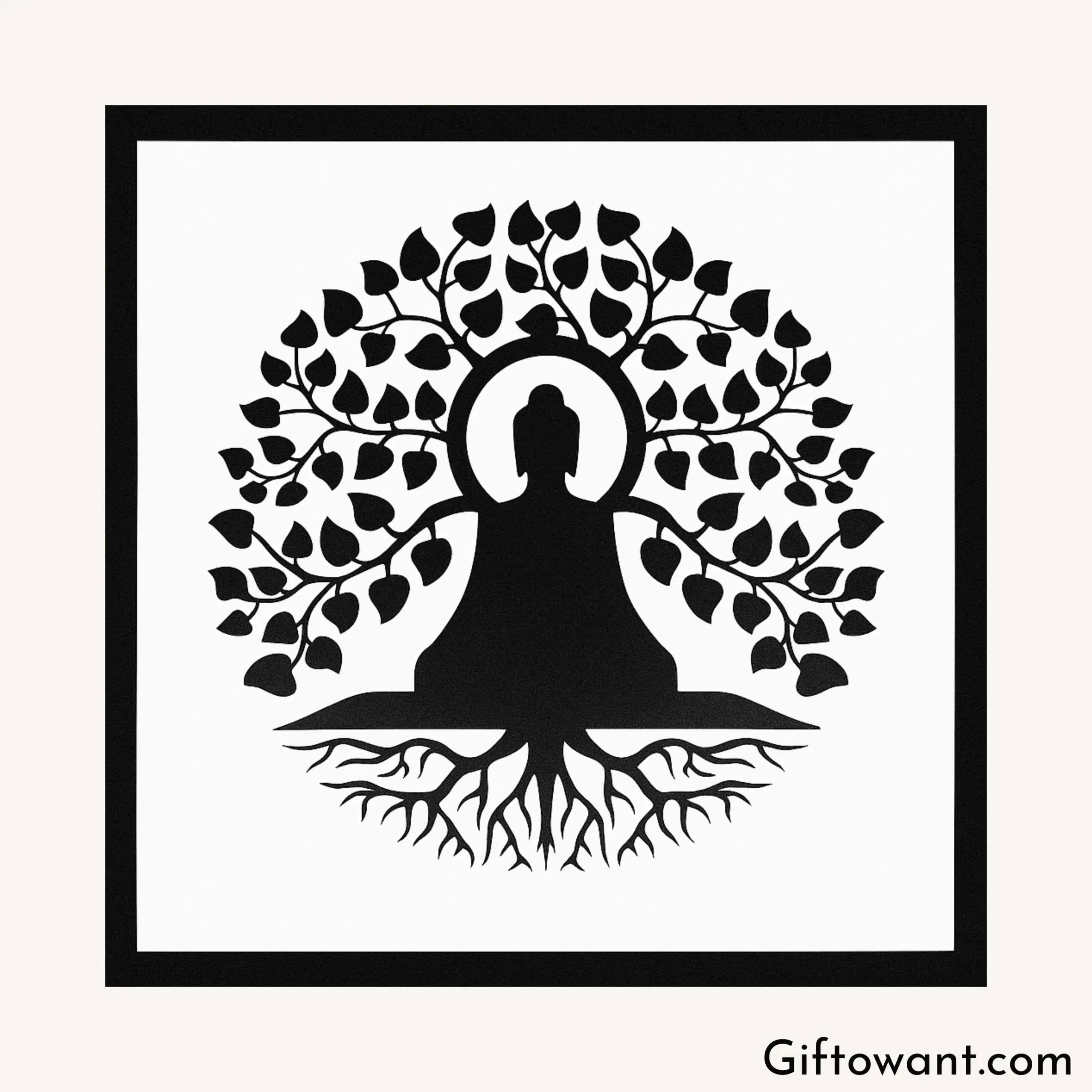Buddha Tree Wall Art_01