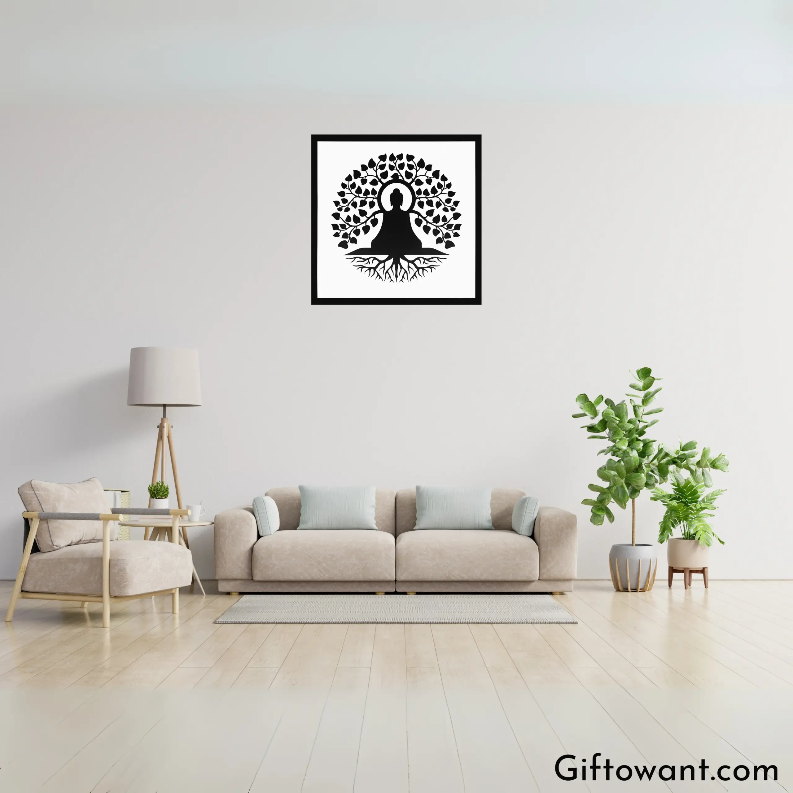 Buddha Tree Wall Art_02