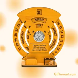 Calendar with clock_002